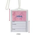 Logo In-Motion Luggage Tag (Awareness Ribbon)